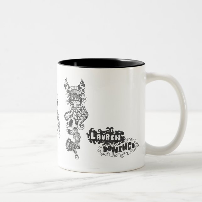 Ink Friends Two-Tone Coffee Mug (Right)