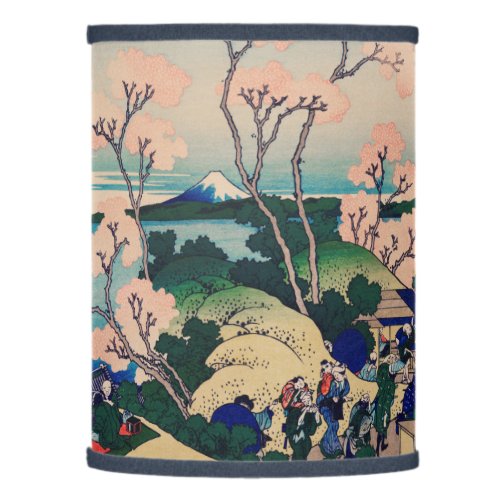 Ink Graphic Asian Gardens Landscape Lamp Shade