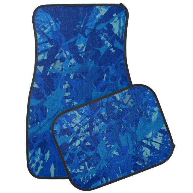 Ink hand made painting. Abstract wall art. Creativ Car Floor Mat (Set)