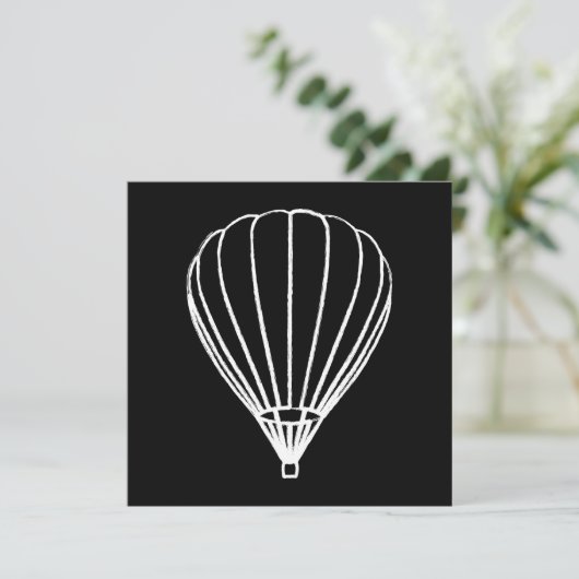 ink hot air balloon (Standing Front)