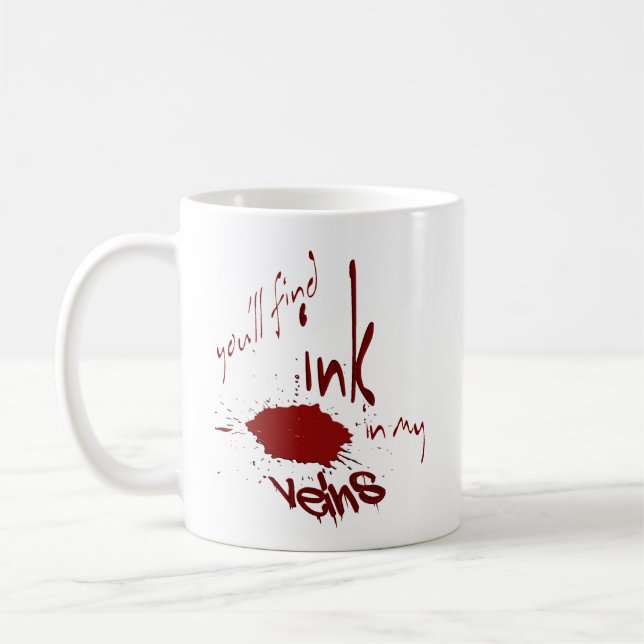 Ink in my Veins Mug (Left)