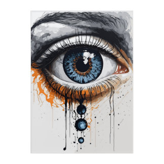 Ink-Infused Eye Art