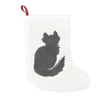 Ink Kitty Small Christmas Stocking by AlteredBeasts at Zazzle