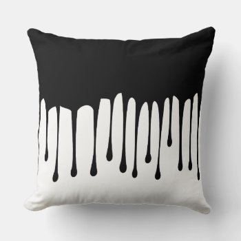 Ink Leak Throw Pillow by ZionMade at Zazzle