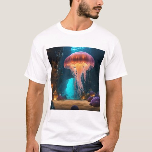 Ink of the Abyss Unleash the Mystique with Jelly  T_Shirt