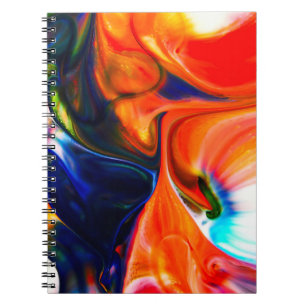 Ink Paint Explode: Colorful Abstract Notebook