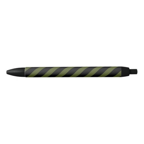 Ink Pen Buddy Black Olive Drab Barber Pole