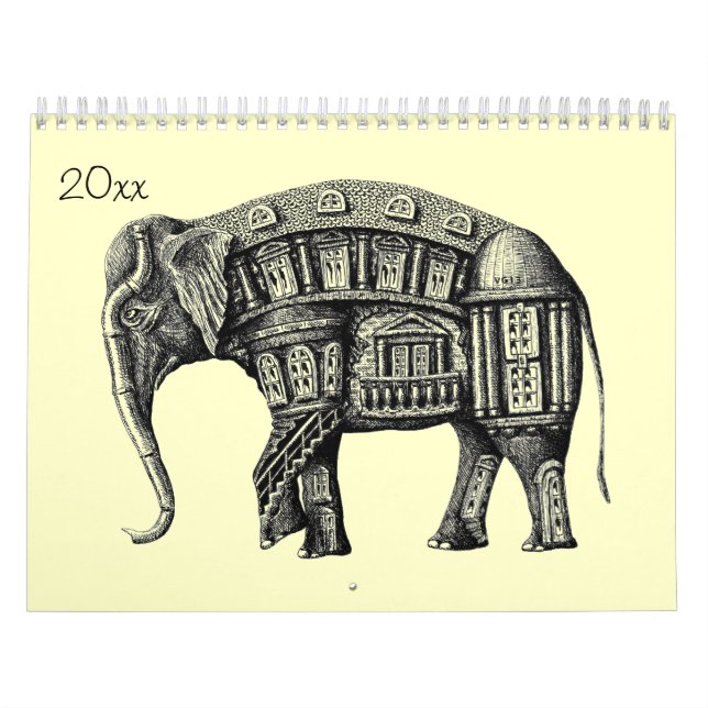 Ink pen drawings 2016 calendar (Cover)
