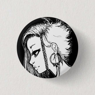 Ink Portraits (Panya) Button