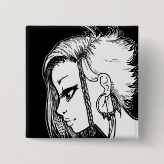 Ink Portraits (Panya) Button
