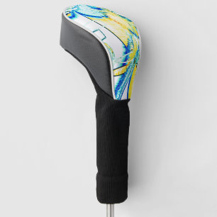 Ink ran in more than one direction? Yellow, cyan… Golf Head Cover