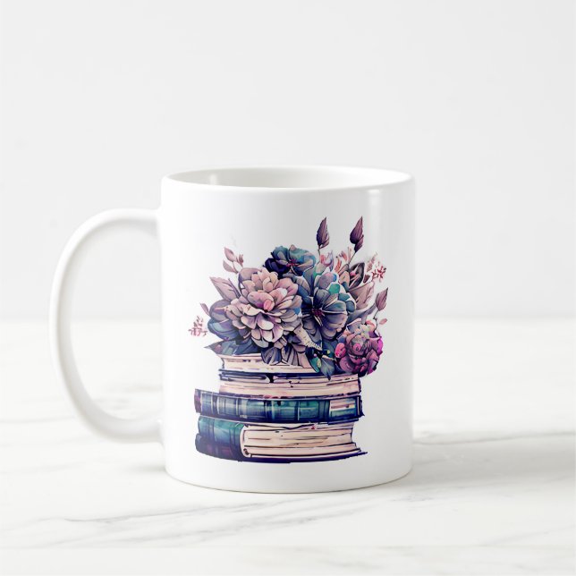 Ink Runs Deep Quote | Book Lovers Coffee Mug (Left)