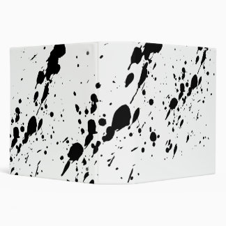 Ink Splat 3 Ring Binder