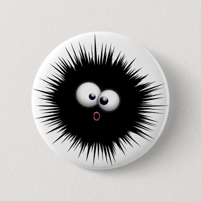 Ink Splat Cartoon Button (Front)