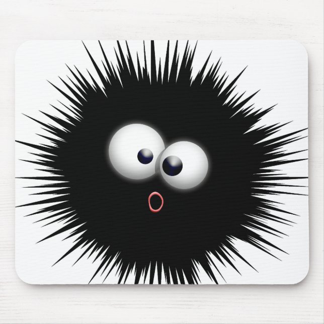 Ink Splat Cartoon Mouse Pad (Front)