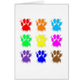Ink Splatter Dog Paw Pattern (Front)