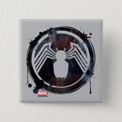 Ink Splatter Venom Logo Button