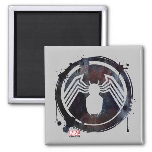 Ink Splatter Venom Logo Magnet