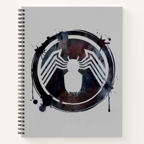 Ink Splatter Venom Logo Notebook