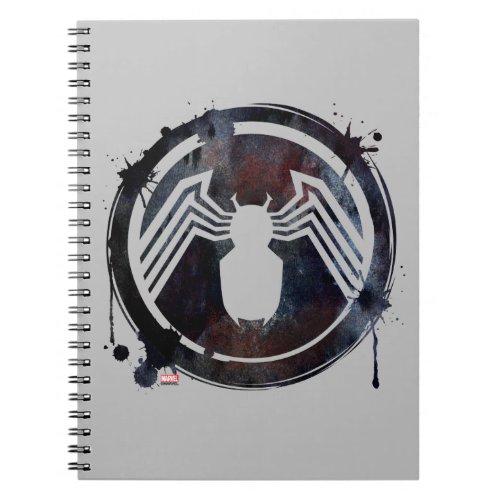 Ink Splatter Venom Logo Notebook