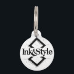 Ink&Style Pet ID Tag<br><div class="desc">Be the first to have it! Introducing Ink&Style's first official work, a unique design that combines elegance, artistic strokes, and character geometry. This piece is more than a logo: it's a statement of style, creativity and visual identity. Ideal for decorative paintings, puzzles, bags, posters or any object with a soul....</div>