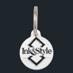 Ink&Style Pet ID Tag<br><div class="desc">Be the first to have it! Introducing Ink&Style's first official work, a unique design that combines elegance, artistic strokes, and character geometry. This piece is more than a logo: it's a statement of style, creativity and visual identity. Ideal for decorative paintings, puzzles, bags, posters or any object with a soul....</div>
