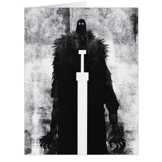 Ink Talking Fantasy V02 A Knight from hell Cards (Front)