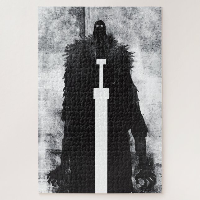 Ink Talking Fantasy V02 A Knight from hell Jigsaw Puzzle (Vertical)