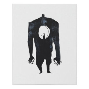 Ink Talking Fantasy V06 A Cat from hell Faux Canvas Print