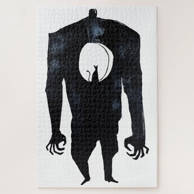 Ink Talking Fantasy V06 A Cat from hell Jigsaw Puzzle (Vertical)