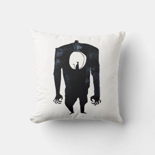 Ink Talking Fantasy V06 A Cat from hell Throw Pillow