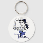 Ink Up Tattoo Style Keychain at Zazzle