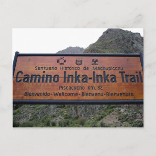 inka trail postcard
