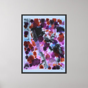 Inkblot of the Purpinklue Canvas Print
