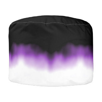 Inkblot Ombre Amethyst Pouf