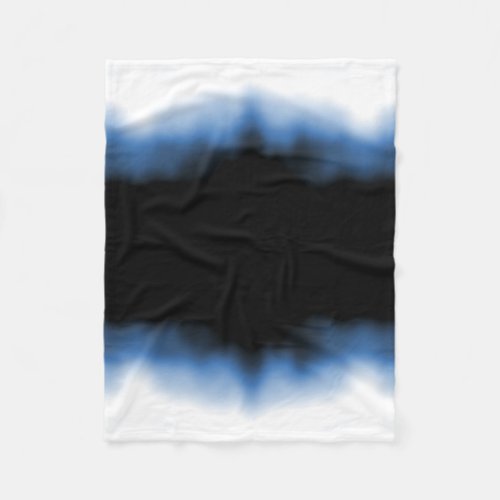 Inkblot Ombre Blue Fleece Blanket
