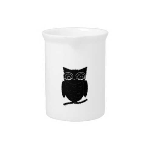 Inkblot Owl Beverage Pitcher