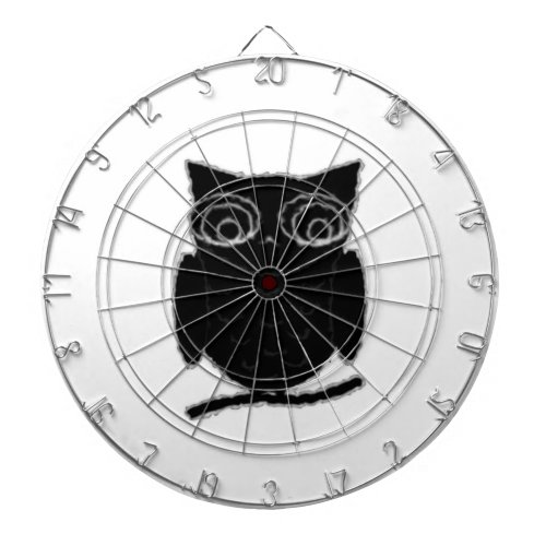 Inkblot Owl Dartboard
