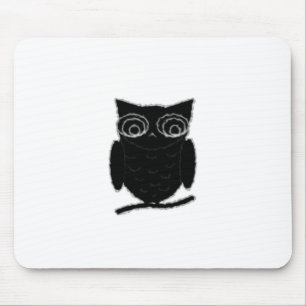 Inkblot Owl Mouse Pad