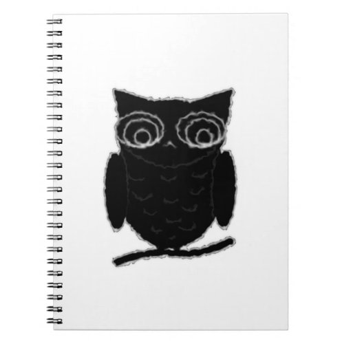 Inkblot Owl Notebook