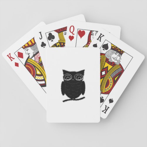 Inkblot Owl Playing Cards