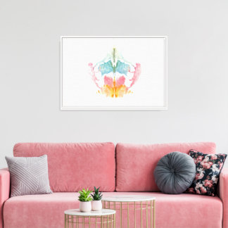 Inkblots – Colors Series plate 8 Canvas Print
