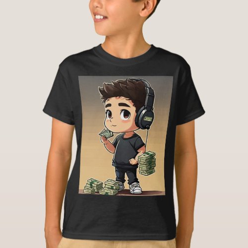 Inked Charisma The Black T_Shirt Cartoon Collect