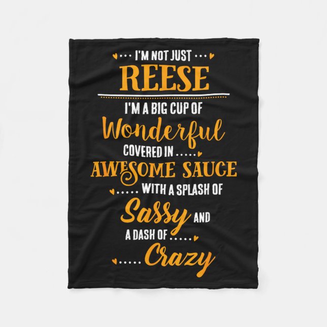 Inked Creation - Reese Big Cup Of Awesome Sy Cly C Fleece Blanket (Front)