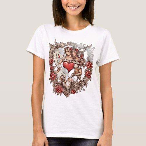 Inked Elegance Traditional Tattoos T_Shirt Collec