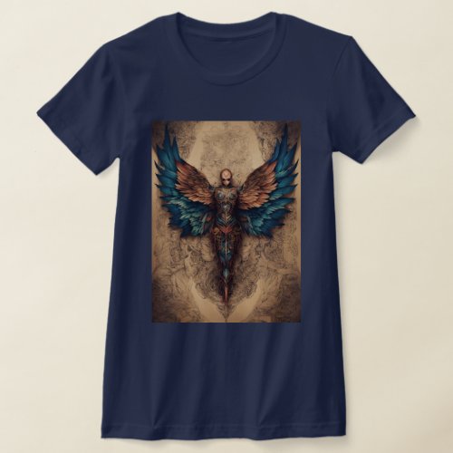 Inked Flight Powerful Wings Tattoo T_Shirt