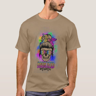 Inked Mama Tattoo Lover Tattoo Artist Leopard Prin T-Shirt