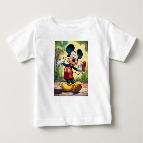 Inked Mickey Vintage Disney Tattoo T_Shirt Design