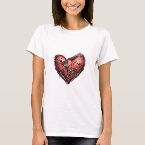 Inked Passion Vintage Heartbreak T_Shirt Collecti