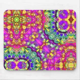 Inked Pink Abstract Mousepad